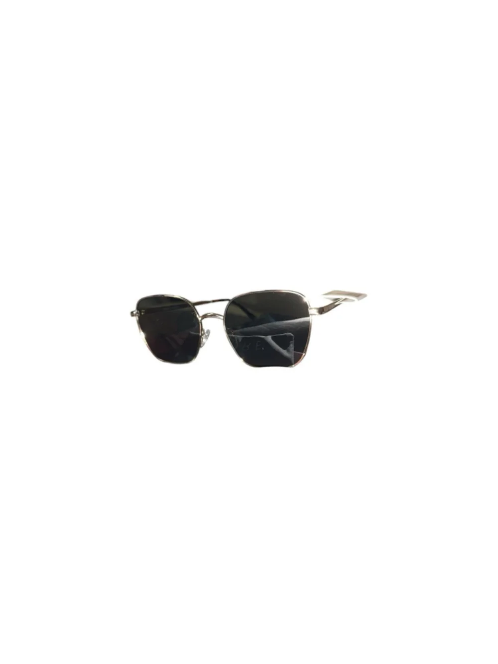NWT Aire Spiral Gold Aviator Sunglasses Green Lenses UV Protection AIR2442269